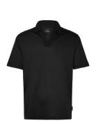 Polo Shirt Tops Polos Short-sleeved Black Armani Exchange