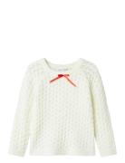 Nmfdal Ls Knit Tops Knitwear Pullovers White Name It