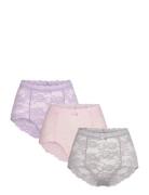 Lace Maxi 3-Pack Hipsterit Alushousut Alusvaatteet Multi/patterned Mis...