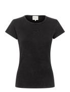 09 The Mandy Tee Tops T-shirts & Tops Short-sleeved Black My Essential...