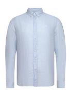 Linen Shirt Tops Shirts Casual Blue Timberland