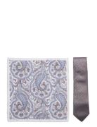 Tie & Pocket Square Solmio Kravatti Brown Amanda Christensen