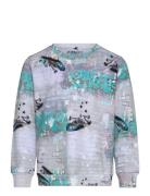 Hexa Tops Sweat-shirts & Hoodies Sweat-shirts Grey POP & CO