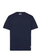 Dane Organic T-Shirt Tops T-shirts Short-sleeved Navy Fat Moose