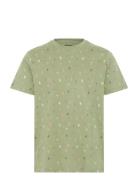 Bhjerg Tee Tops T-shirts Short-sleeved Green Blend