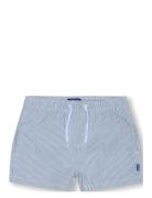 Osjted Stripe Seersucker Swim Acc Uimashortsit Blue ONLY & SONS