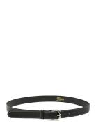 Pctimara Leather Contrast Jeans Belt Fp Vyö Black Pieces