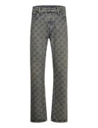 Shield Laser Washed Jeans Bottoms Jeans Regular Blue Daily Paper