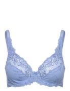 Diva Uf Lingerie Bras & Tops Soft Bras Bralette Blue Hunkemöller