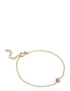Amore Studs Accessories Jewellery Earrings Studs Pink Enamel Copenhage...