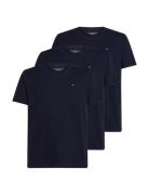 3P Ss Tee Tops T-shirts Short-sleeved Black Tommy Hilfiger