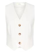 Zellaiw Waistcoat Vests Knitted Vests White InWear