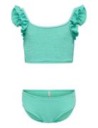 Kogwave Structure Bikini Set Acc Bikinit Blue Kids Only