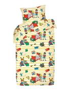 Kvällsbestyr Bäddset Home Sleep Time Bed Sets Yellow Pippi Langstrømpe