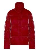 Valenciacras Puffer Jacket Vuorillinen Takki Topattu Takki Red Cras