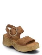 Platform Sandal Kiilakorkokengät Beige Gabor