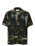 Slhrelax-Vero Shirt Ss Aop Tops Shirts Short-sleeved Multi/patterned S...
