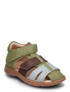 Bisgaard Frans Shoes Summer Shoes Sandals Green Bisgaard
