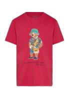 Polo Bear Cotton Jersey Tee Tops T-shirts Short-sleeved Red Ralph Laur...
