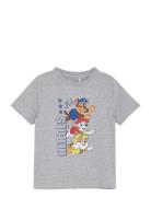 T-Shirt Ss Tops T-shirts Short-sleeved Grey Minymo