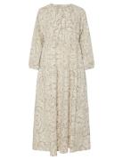 Yasara 3/4 Long Dress S. Polvipituinen Mekko Green YAS