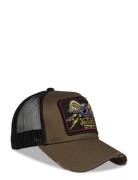 Square Patch Black - Brown Trucker Von Dutch Accessories Headwear Caps...