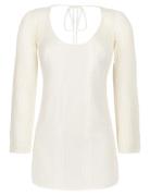 Crochet Ls Dress Rantavaatteet Beige Hunkemöller