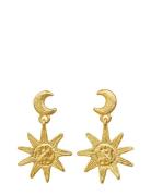 Cyra Earrings Accessories Jewellery Earrings Studs Gold Maanesten