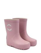 Wellies Solid Shoes Rubberboots High Rubberboots Pink Mikk-line