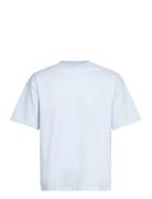 Great Boxy Heavyweight T-Shirt Tops T-shirts Short-sleeved Blue Weekda...