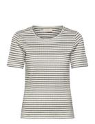 Fqsofie-Tee Tops T-shirts & Tops Short-sleeved White FREE/QUENT