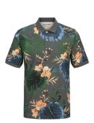 Jjhawaii Aop Polo Ss Tops Polos Short-sleeved Multi/patterned Jack & J...