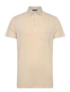 Brescia Polo M Tops Polos Short-sleeved Beige SNOOT