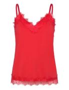 Fqbicco-St Tops T-shirts & Tops Sleeveless Red FREE/QUENT