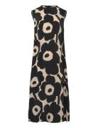 Migot Unikko Polvipituinen Mekko Black Marimekko