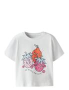 Nmfhelka Ss Nreg Top Pb Tops T-shirts Short-sleeved White Name It