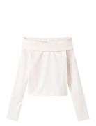 Nlfnove Ls Offshoulder Top Tops T-shirts Long-sleeved T-shirts Pink LM...