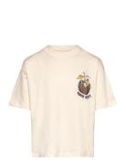 Tnoleen Os S_S Tee Tops T-shirts Short-sleeved White The New