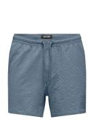 Onsted Life Solid Seersucker Swim Noos Uimashortsit Blue ONLY & SONS