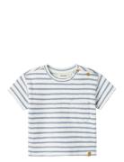 Nbmtadeo Ss Loose Top Lil Tops T-shirts Short-sleeved Blue Lil'Atelier