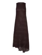 Lace Dress Maksimekko Juhlamekko Brown Gina Tricot