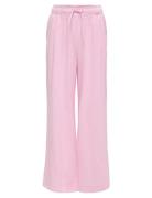 Kogsiesta Pull-Up Linen Blend Pnt Noos Bottoms Trousers Pink Kids Only