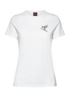 C_Elogo_21 Tops T-shirts & Tops Short-sleeved White BOSS