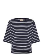 T-Shirt From Freequent In A Soft Material With Stripes. In Addition, T...