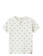 Nmmlavo Eni Ss Slim Top Lil Tops T-shirts Short-sleeved White Lil'Atel...