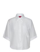 Evona Tops Blouses Short-sleeved White HUGO