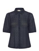 Shirt From Freequent In A Light Transparent Lace Material With A Lovel...