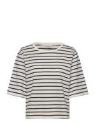 T-Shirt From Freequent In A Soft Material With Stripes. In Addition, T...