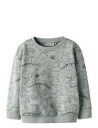 Nmmvermo Aop Ls Nreg Sweat Unb Tops Sweat-shirts & Hoodies Sweat-shirt...