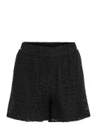 Vimerinda Crochet Hw Shorts Bottoms Shorts Casual Shorts Black Vila